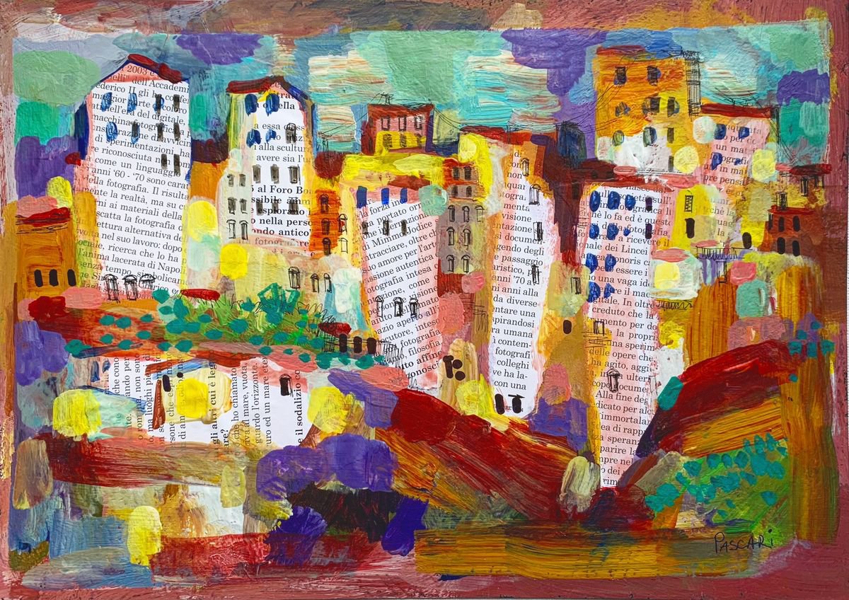 Autumnal cityscape by Olga Pascari